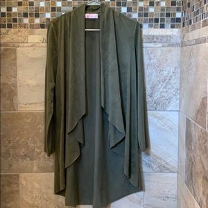 Long sleeve army green cardigan, Krush